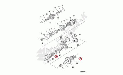 Подшипник JCB 907/20049