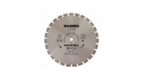 Алмазный диск по асфальту Hilberg (D=450 мм)