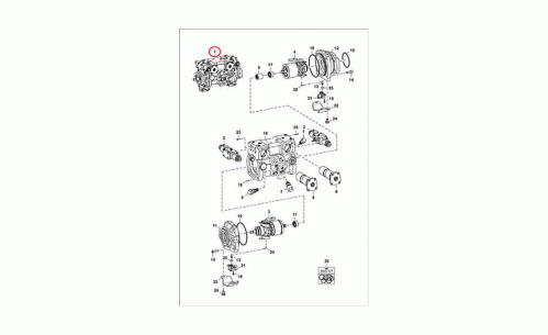 Гидронасос, без н/ш BOBCAT 7023793