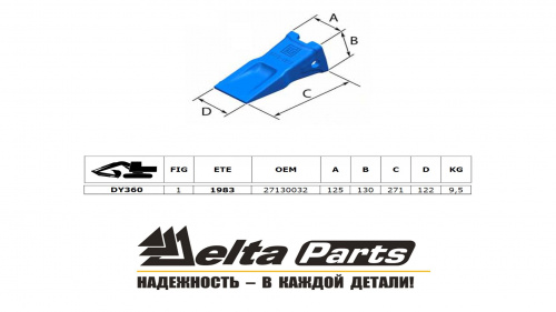 Коронка Doosan-Daewoo 713-00032