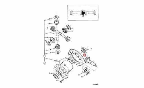 Главная пара JCB 11/37 453/00900