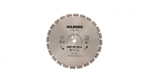 Алмазный диск по асфальту Hilberg (D=400 мм)