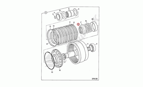 Кольцо стопорное JCB 821/00523